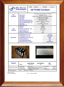 Test Report for V-bank Mini-pleat filter 2