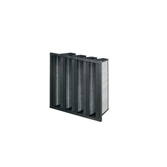 V-bank Mini-pleat Activated Carbon Filter