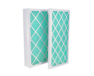 Paint mist panel filter