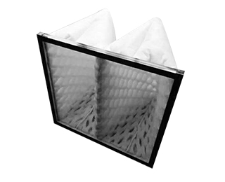 Bag-type paint mist filter